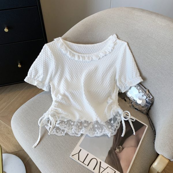 Niche all-match Western style fashion T-shirt for women